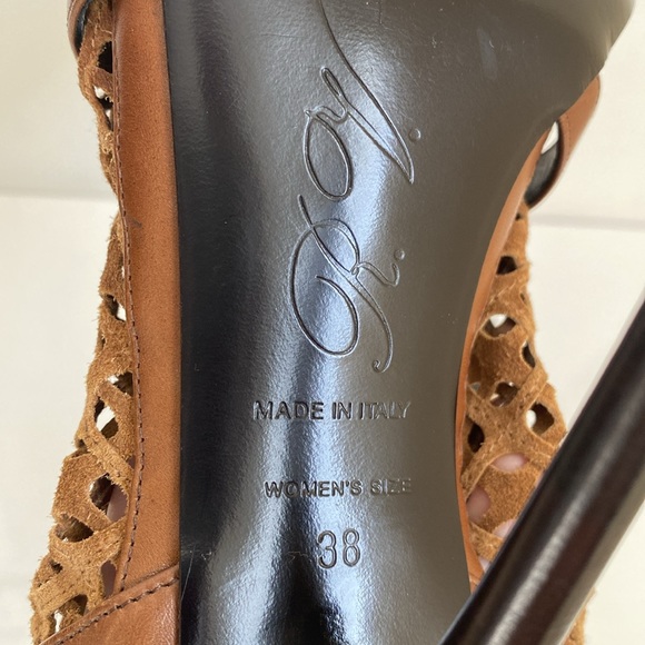 Roger Vivier Epin’ Elle Filoche Leather High Heels Size 38 - Picture 11 of 16